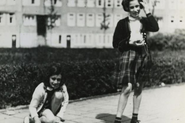 Anne Frank e Hannah Goslar