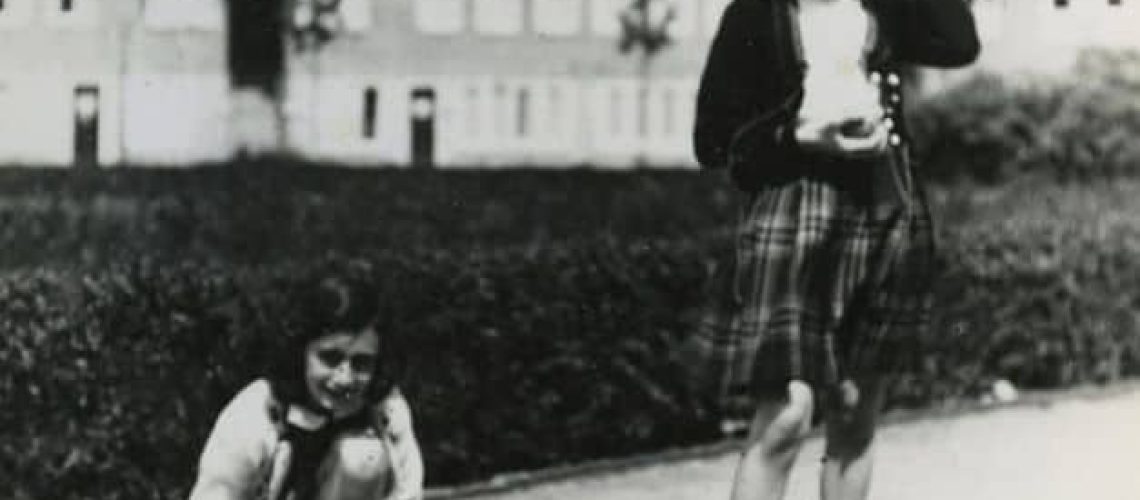 Anne Frank e Hannah Goslar